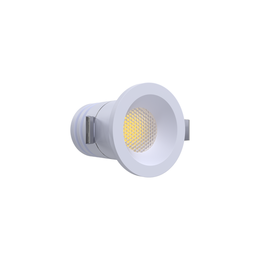 Mini White Puck Light 24V 27K