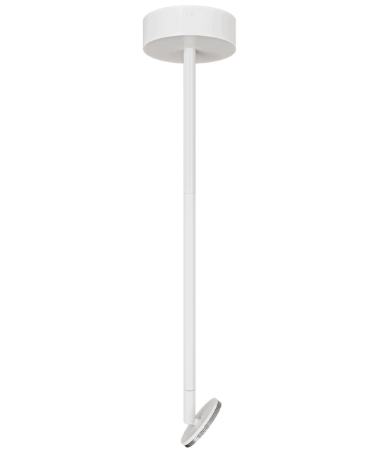 3 Inch Surface Mount Adjustable Stem Pendant  (White)