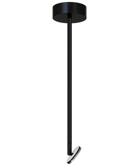 3 Inch Surface Mount Adjustable Stem Pendant  (Black)
