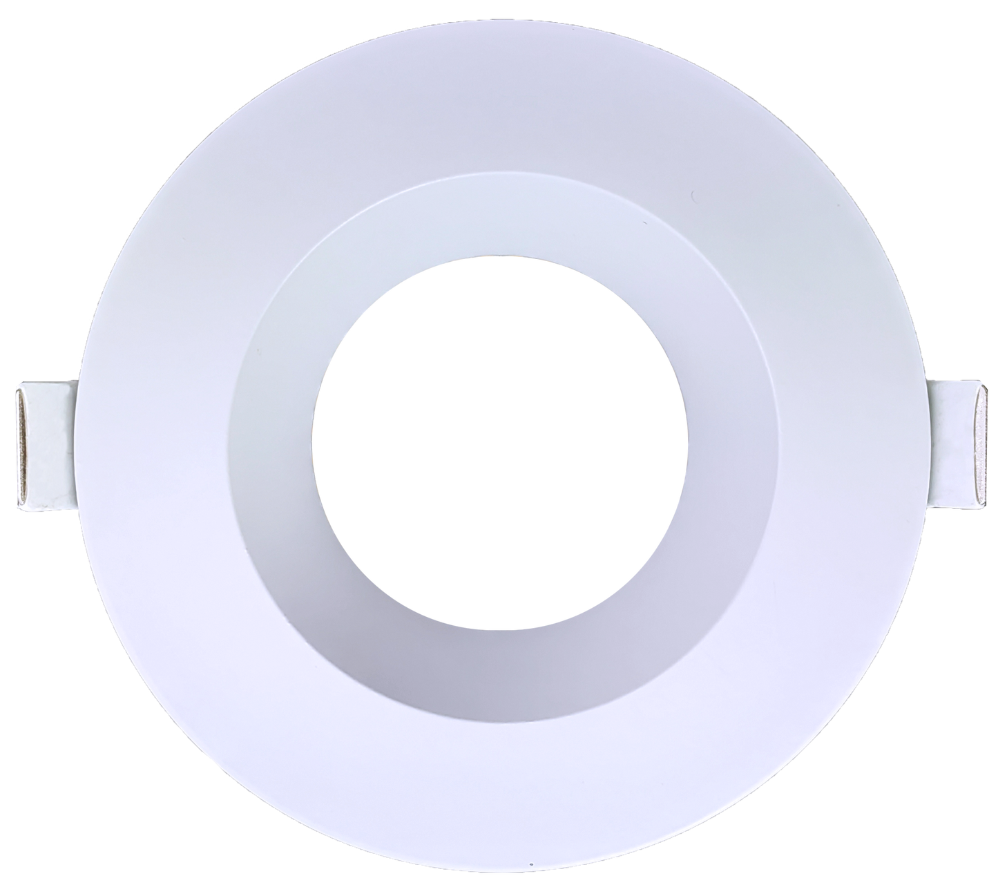 4 Inch White Round Trim G2