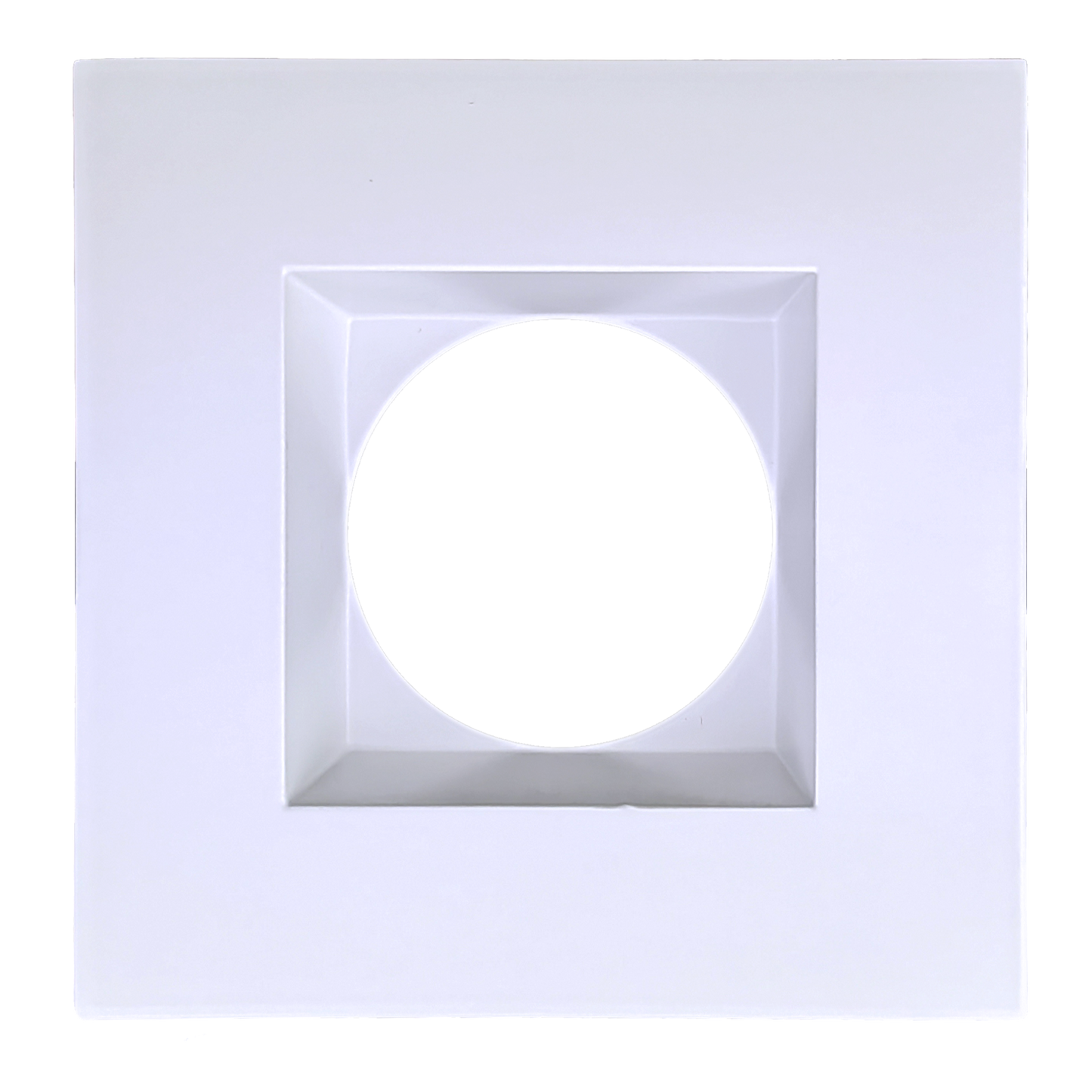 4 Inch White Square Trim G2