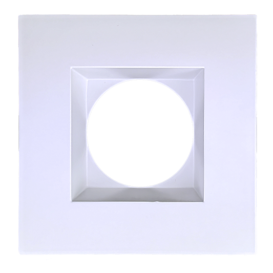 4 Inch White Square Trim G2