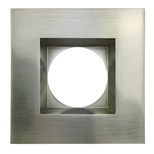4 Inch Brushed Nickel Square Trim G2