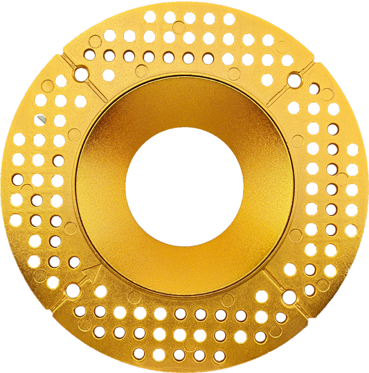 4 Inch Brass Round Trimless Kit