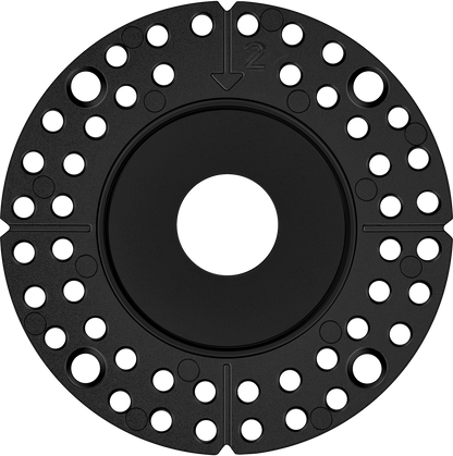 1 Inch Black Round Trimless Kit