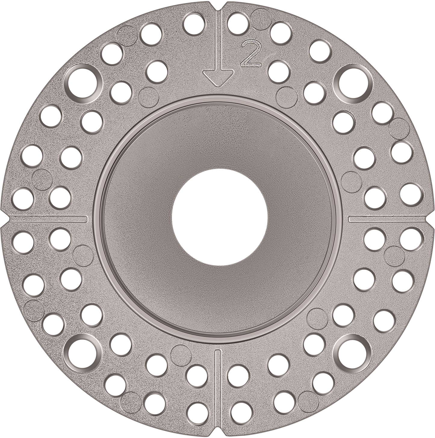 1 Inch Brushed Nickel Round Trimless Kit