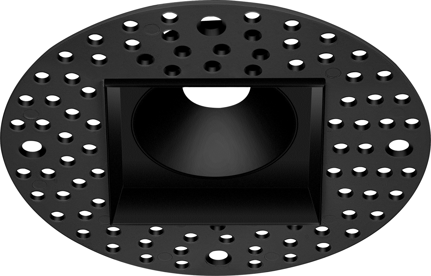 1 Inch Black Square Trimless Kit