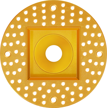 1 Inch Brushed Brass Square Trimless Kit