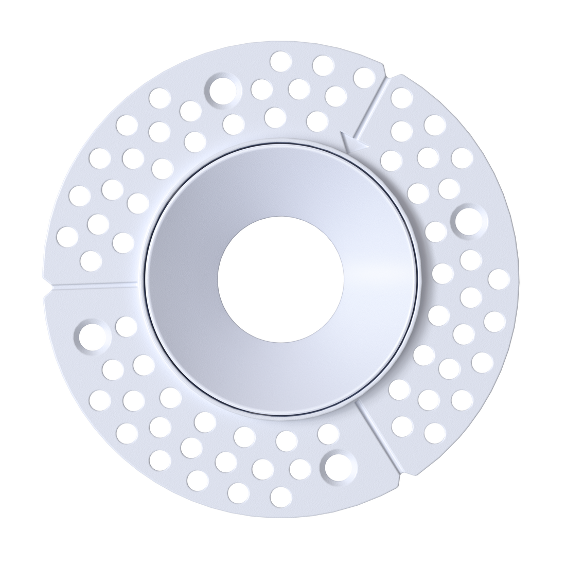 2 Inch White Round Trimless – Goodlite