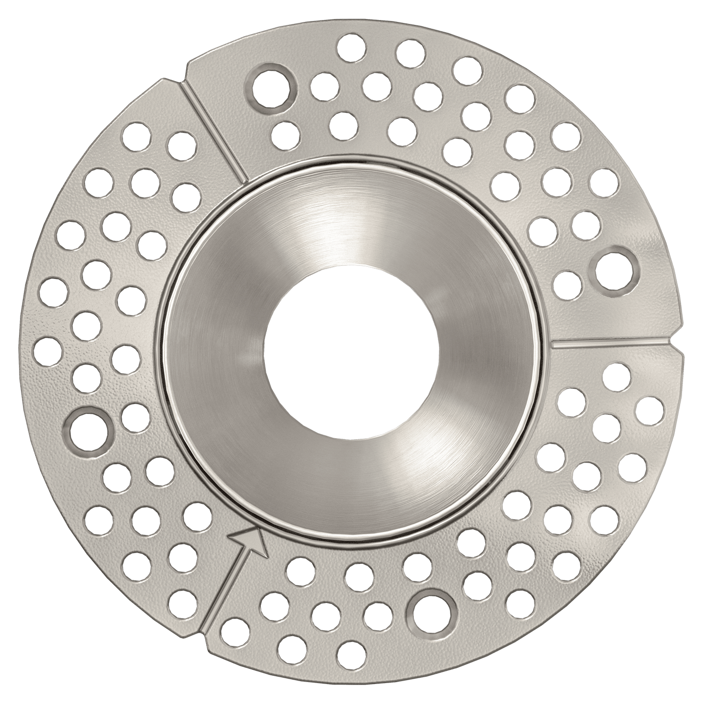 2 Inch Nickel Round Trimless