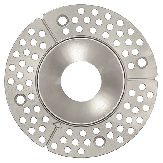 2 Inch Nickel Round Trimless