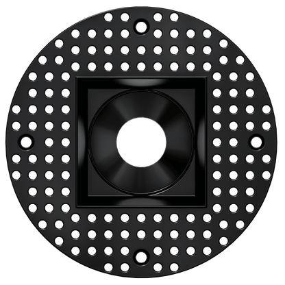 2 Inch Black Square Trimless