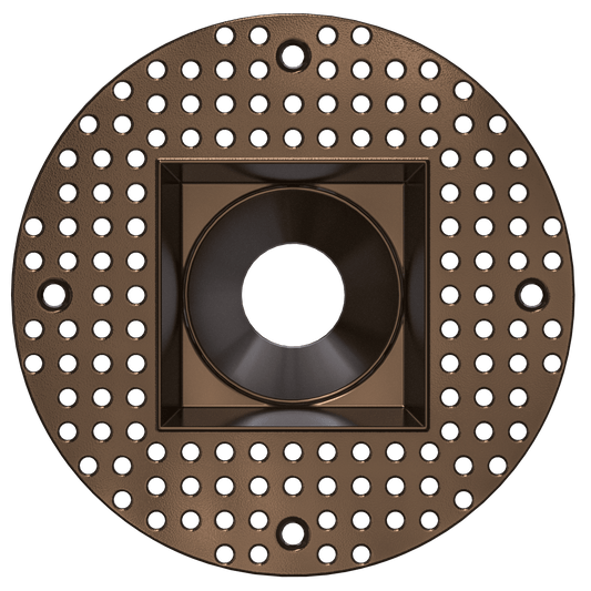 2 Inch Bronze Square Trimless