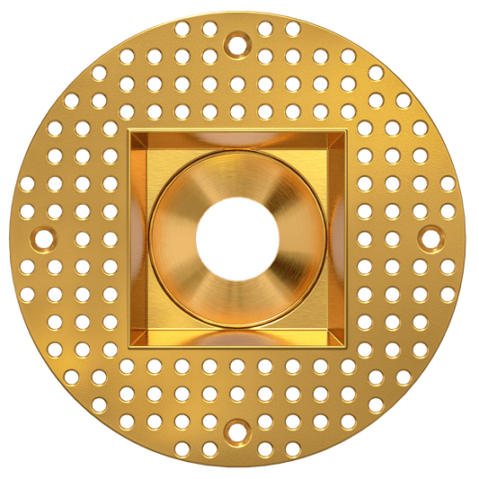 2 Inch Brass Square Trimless
