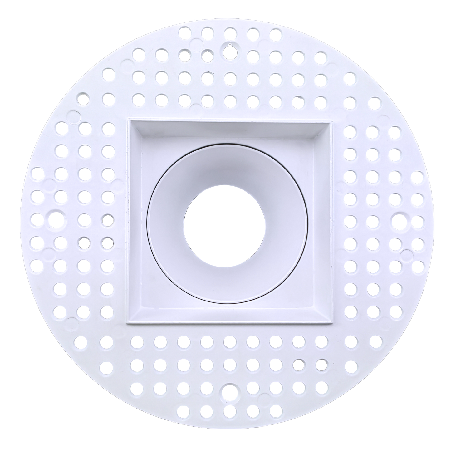 3 Inch White Square Trimless Kitless Kit