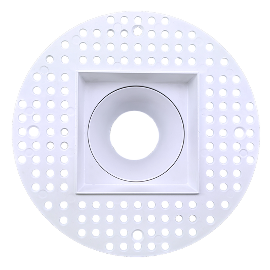 3 Inch White Square Trimless Kitless Kit