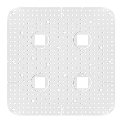 1 Inch Quadruple Head Trimless Square-Kit