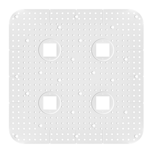 1 Inch Quadruple Head Trimless Square-Kit