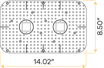 1 Inch Double Head Trimless Kit