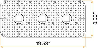 1 Inch Triple Head Trimless Kit