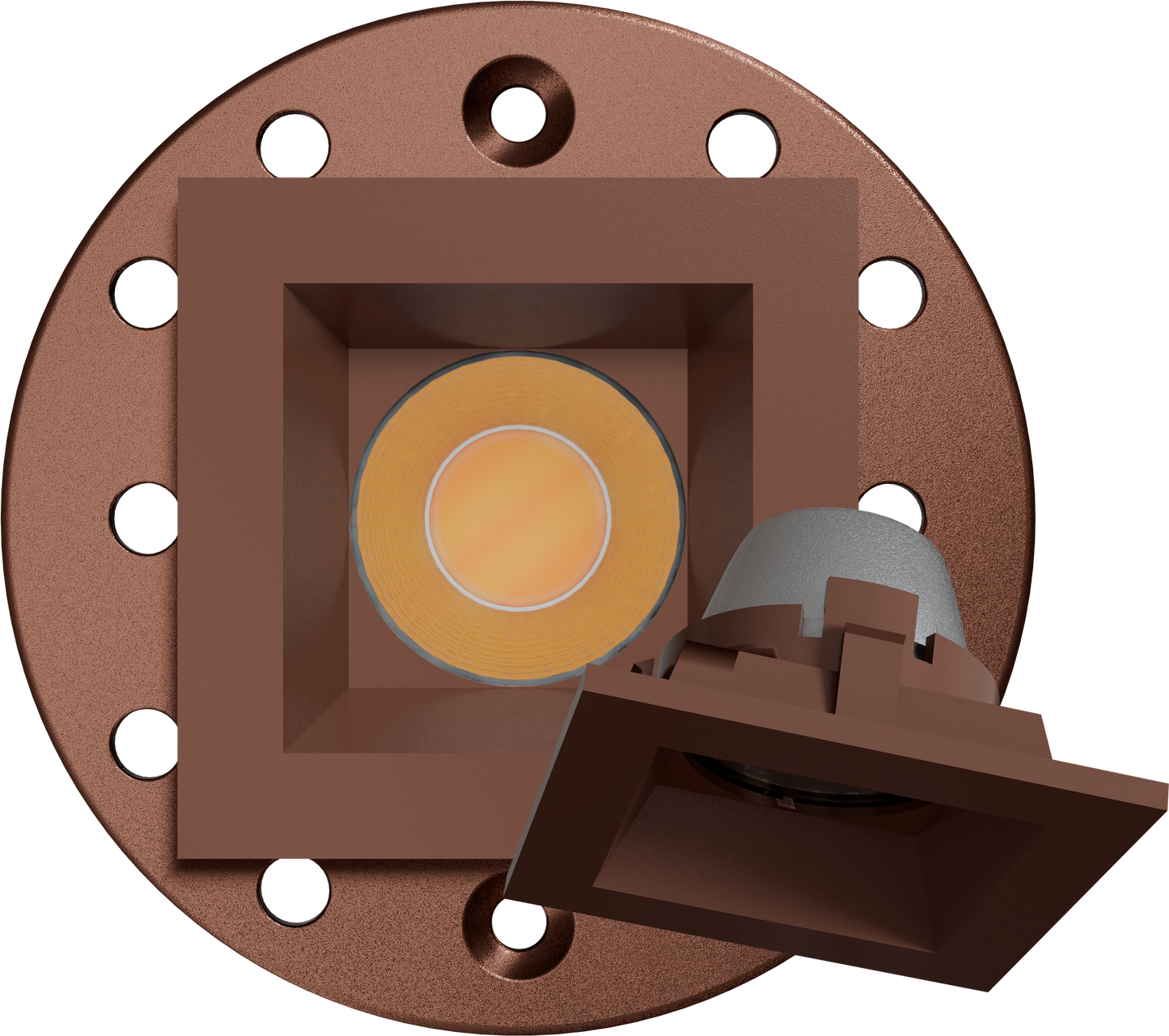1 Inch Bronze Square Trimmed Kit