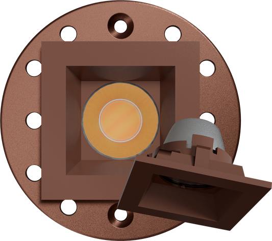 1 Inch Bronze Square Trimmed Kit