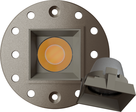 1 Inch Nickel Square Trimless Kit