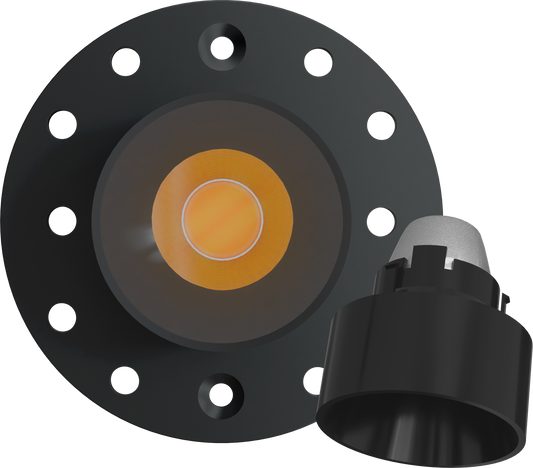 1 Inch Black Round Drop Trim Kit