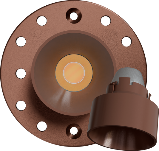 1 Inch Bronze Round Drop Trim Kit