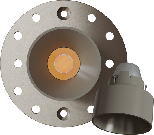 1 Inch Nickel Round Drop Trim Kit