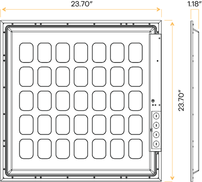 2X2 Backlit Flat Panel