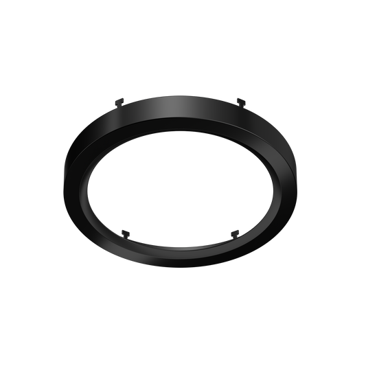 8" Round Black Surface Mount Cover