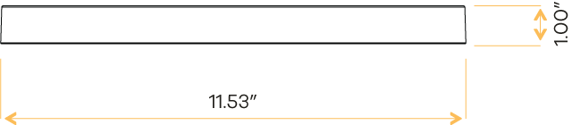 12" Round Surface Mount