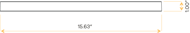 16" Round Surface Mount