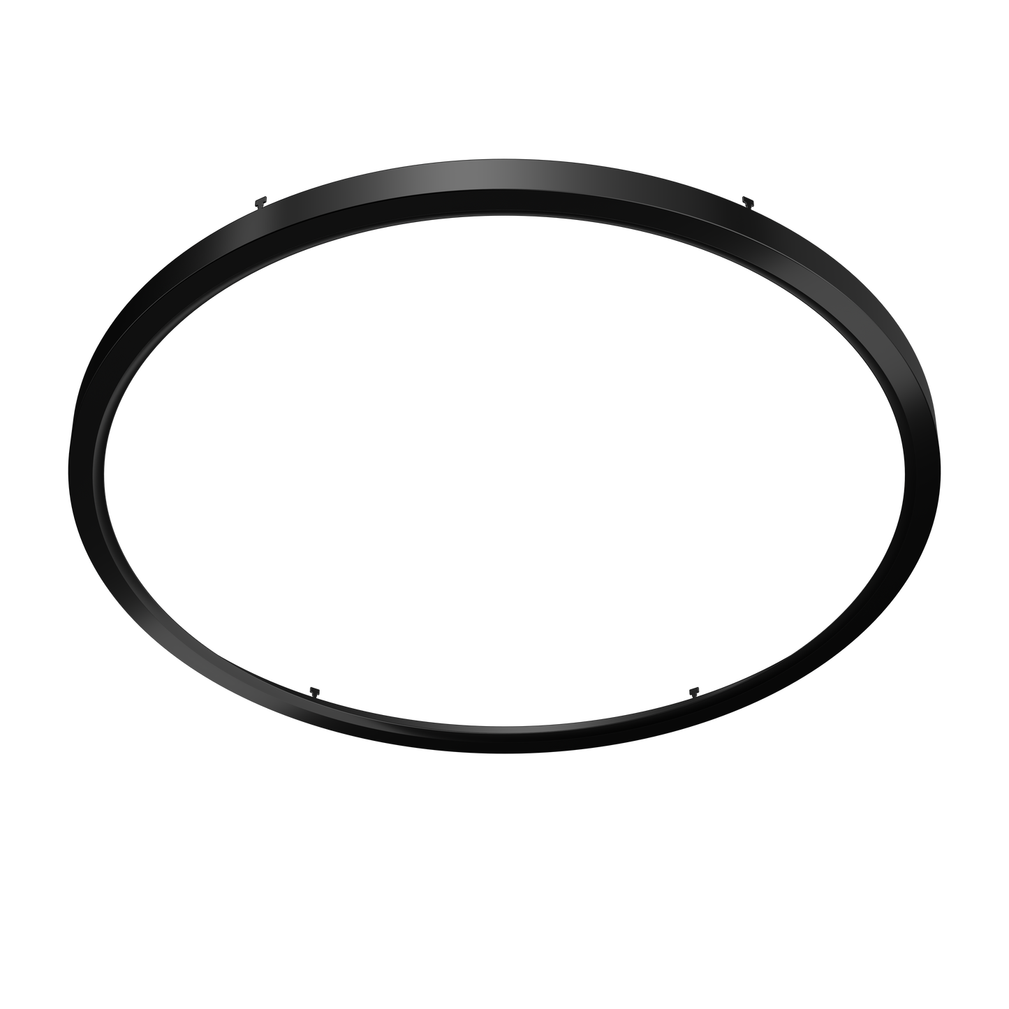 24" Round Black Surface Mount Cover