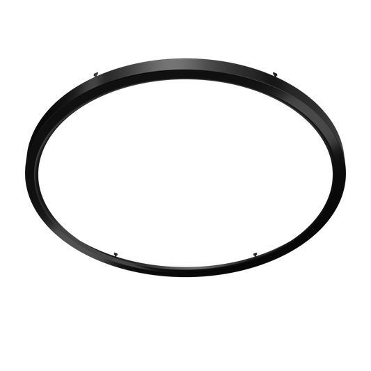 24" Round Black Surface Mount Cover