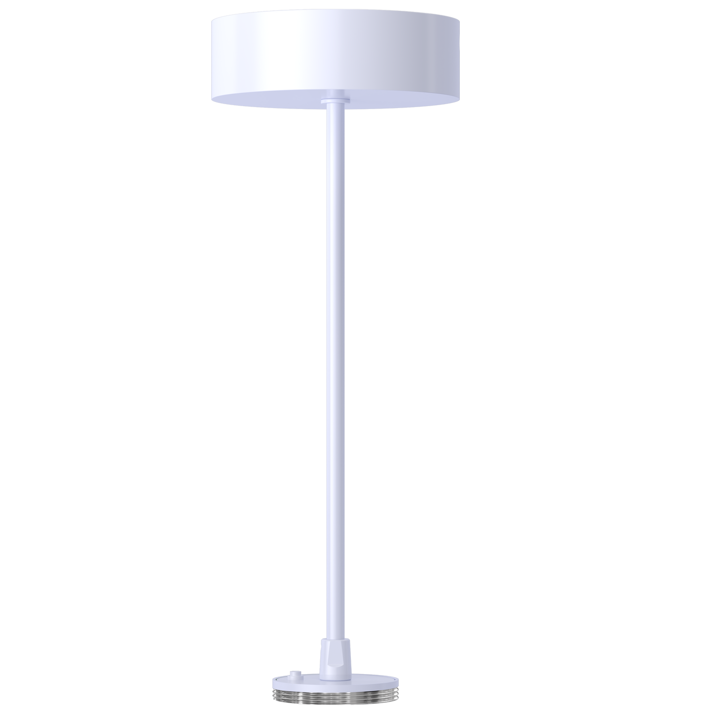 2.5 Inch Surface Mount Adjustable Pendant Cord (White)