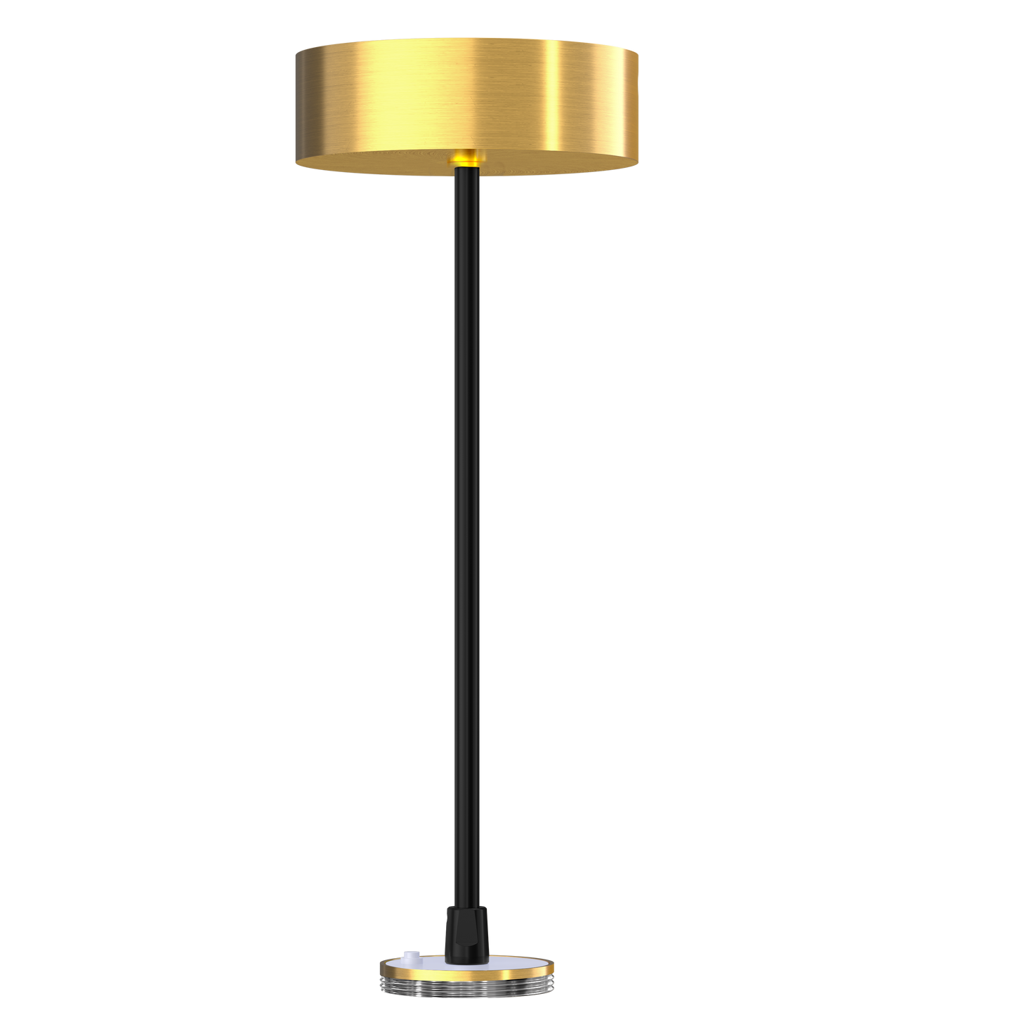 2.5 Inch Surface Mount Adjustable Pendant Cord (Brushed Brass)