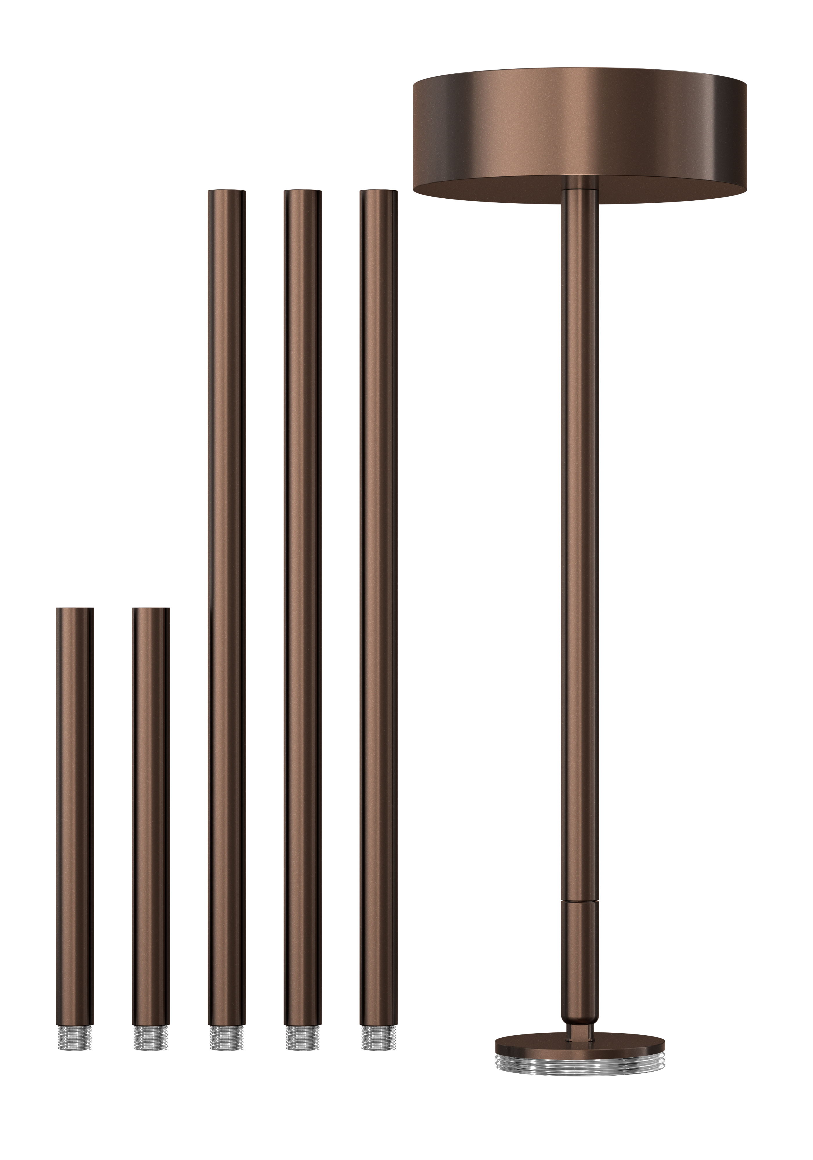 2.5 Inch Surface Mount Adjustable Stem Pendant (Bronze) – Goodlite