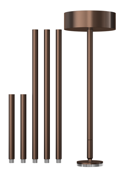 2.5 Inch Surface Mount Adjustable Stem Pendant (Bronze)