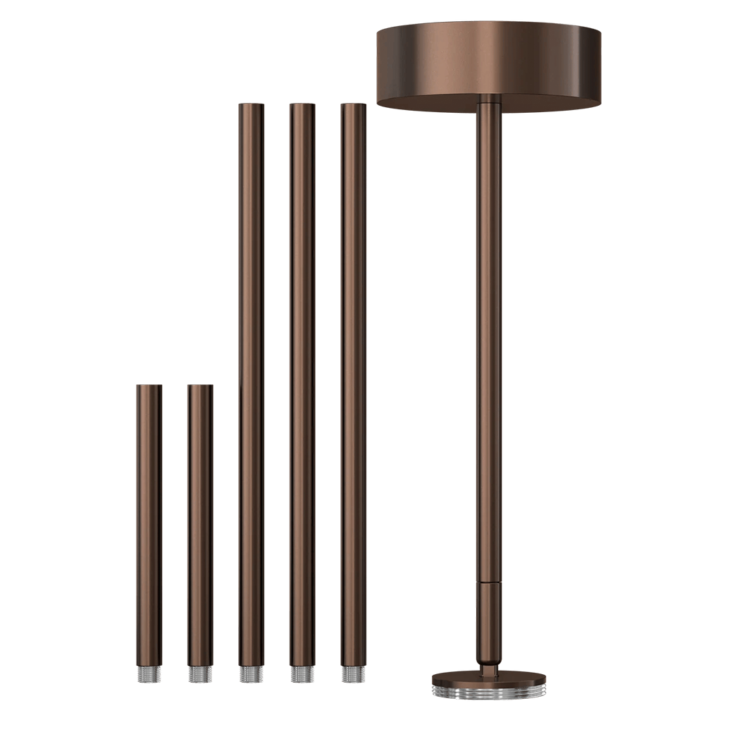 2.5 Inch Surface Mount Adjustable Stem Pendant (Bronze)
