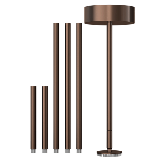2.5 Inch Surface Mount Adjustable Stem Pendant (Bronze)