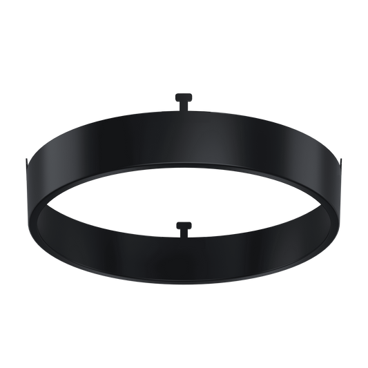 5" Round Black Surface Mount Cover