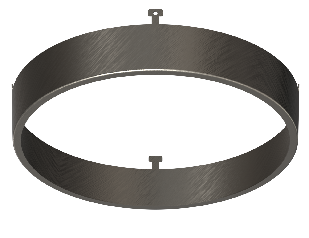 5" Round Brushed Nickel Surface Mount Cover