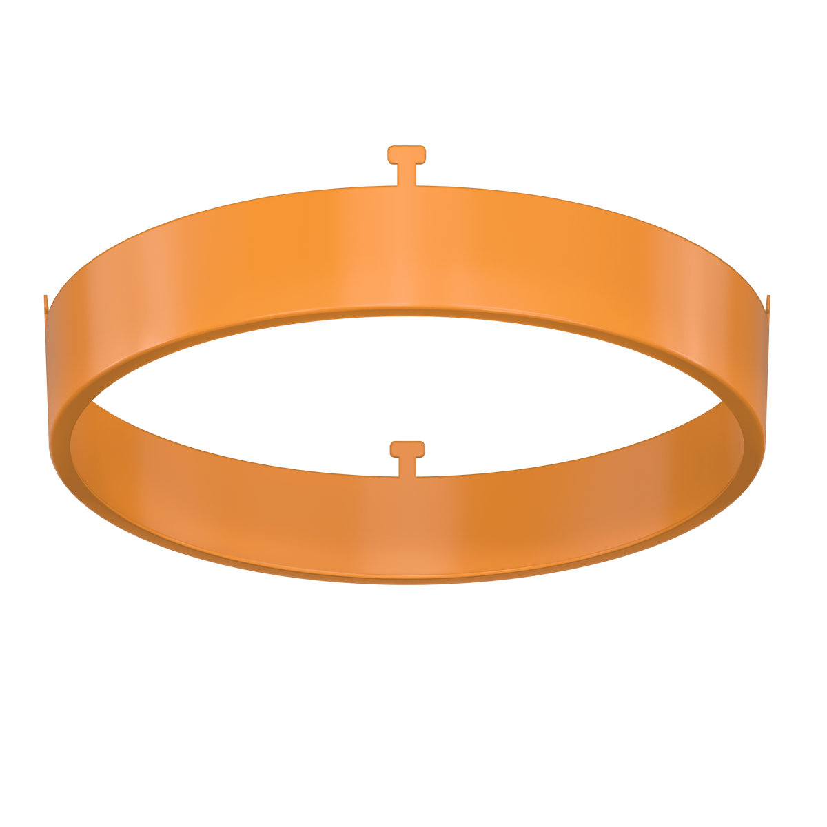 5" Round Orange Surface Mount Cover
