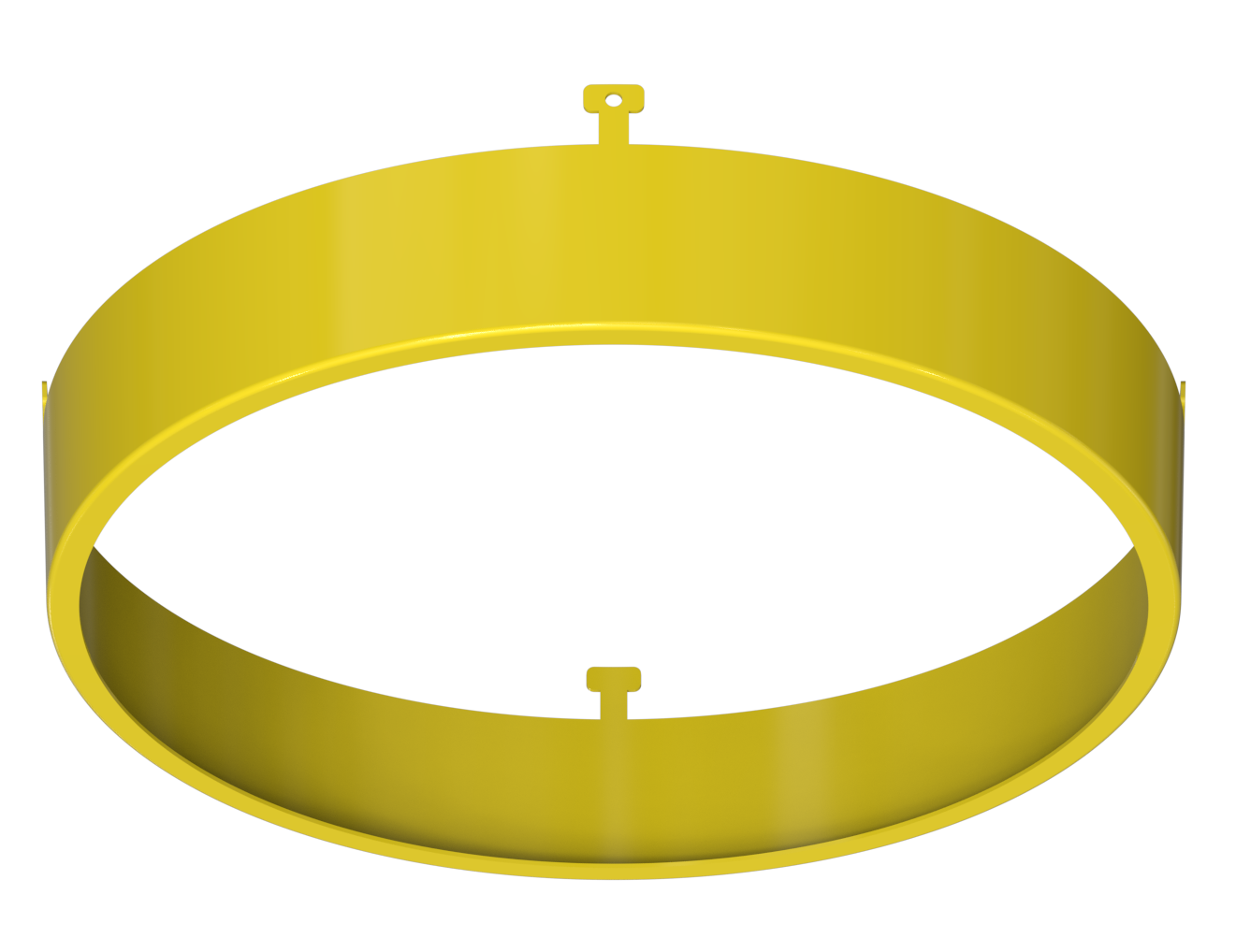 5" Round Yellow Surface Mount Cover