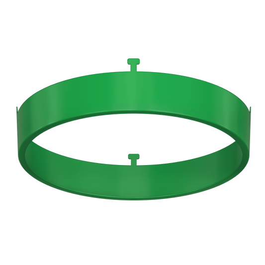 5" Round Green Surface Mount Cover