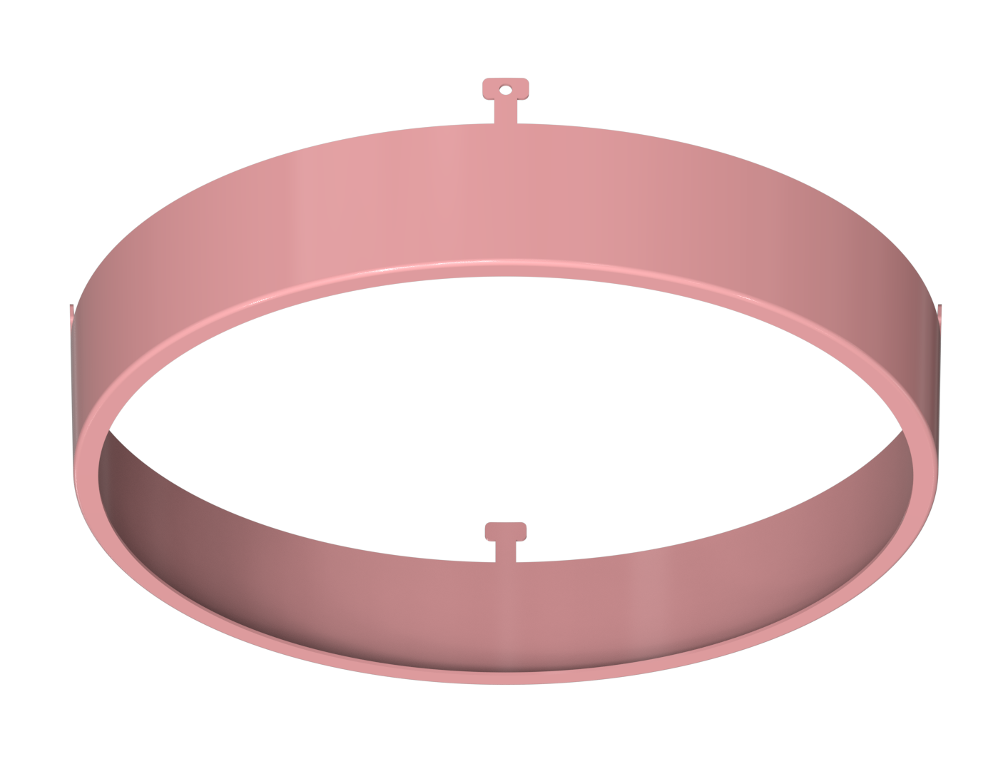 5" Round Rose Blush Surface Mount Cover