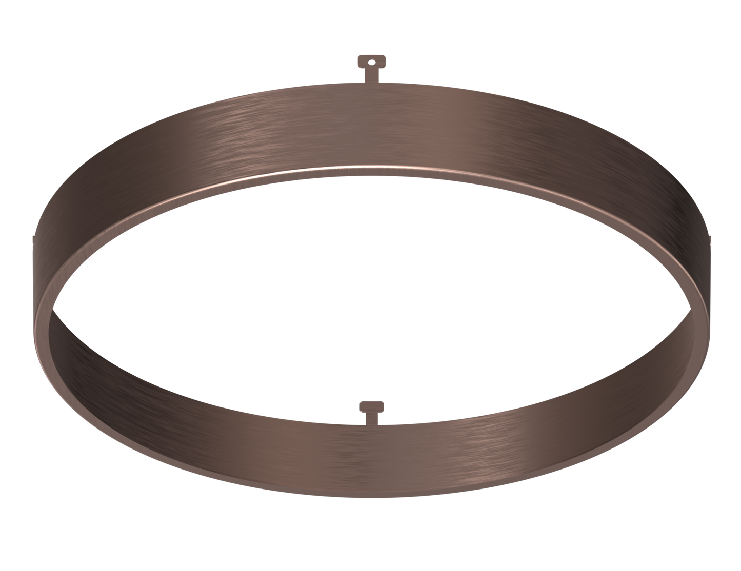 7" Round Brushed Copper Surface Mount Cover