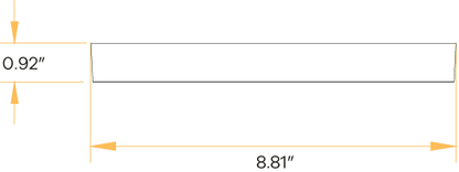 9" Edgeless Round Surface Mount G2